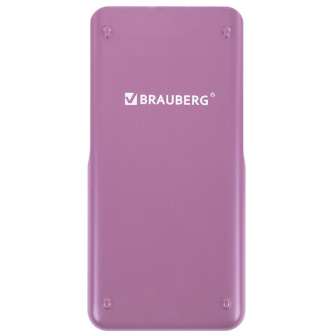 калькулятор инженерный brauberg sc-991es-plus-pk (164х80 мм), 552 функции, 10+2 разряда, розовый, 27