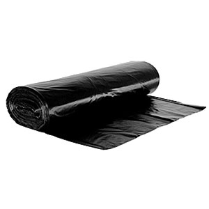 мешки для мусора 60 л. черные 50 шт/рул, 8 мкм, мешкоff, эконом