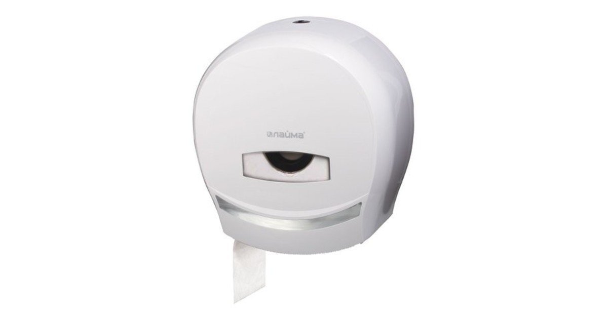 диспенсер для туалетной бумаги laima professional classic (система t2), малый, белый, abs-пластик, 6