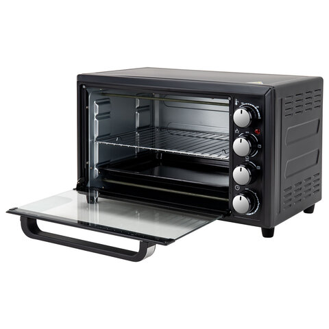 мини-печь электрическая sonnen eo-hl33, 1800 вт, 33 л, 3 режима нагрева, таймер, механическое управл