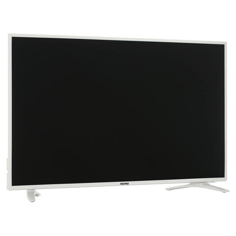 телевизор asano 43lf5011t, 43" (108 см), 1920x1080, fhd, 16:9, салют тв, wi-fi, белый