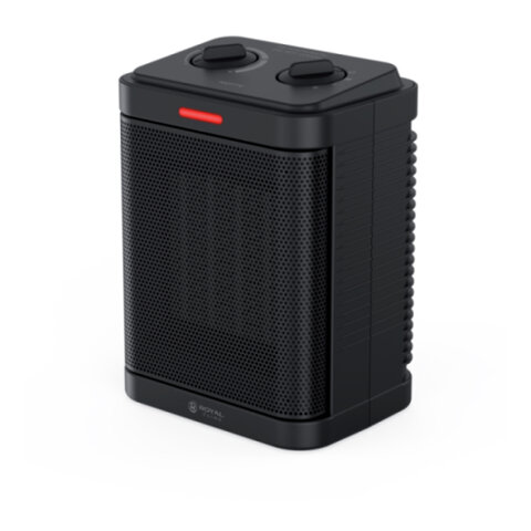 тепловентилятор royal clima rfh-n1500dc-bl, 1500 вт, 3 режима работы, черный, нс-1517390