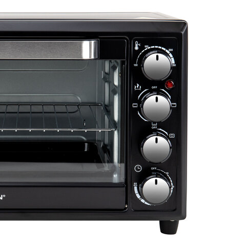 мини-печь электрическая sonnen eo-hl33, 1800 вт, 33 л, 3 режима нагрева, таймер, механическое управл