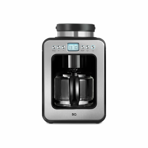 кофеварка капельная с кофемолкой bq (би-кью) cm7001, 600 вт, объем 0,6 л, поддержание температуры, 8
