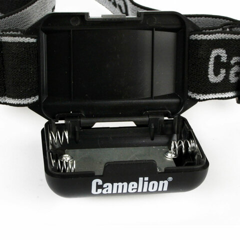 фонарь налобный camelion 1 вт cob, 3 режима, питание 3хaaа (не в комплекте), led5355