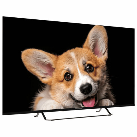 телевизор topdevice tdtv50cs03u_bk, 50'' (126 см), 3840x2160, 4k, 16:9, yaos, wi-fi, bluetooth, черн