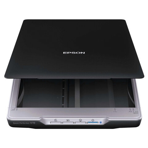 сканер планшетный epson perfection v19 а4, 10,4 сек, 4800x4800, b11b231401