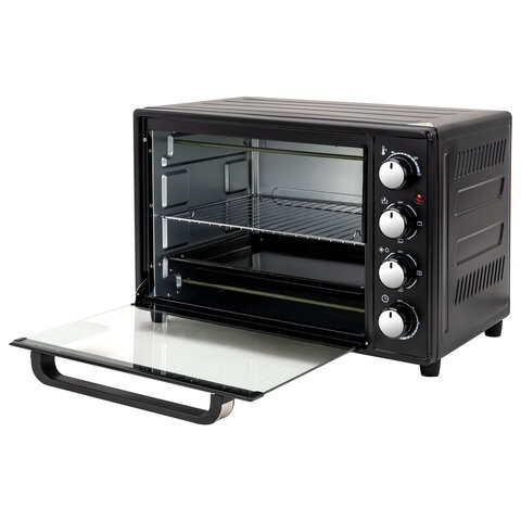 мини-печь электрическая sonnen eo-hl38k, 2000 вт, 38 л, 3 режима нагрева, режим конвекции, таймер, м