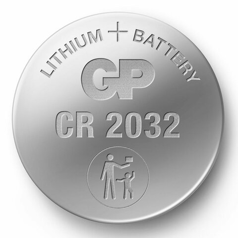 батарейки литиевые gp lithium cr2032 "таблетки, дисковые, кнопочные" комплект 10 шт. (промо 7+3), cr