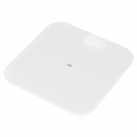 весы напольные xiaomi mi smart scale 2, электронные, максимальная нагрузка 150 кг, квадрат, стекло, 