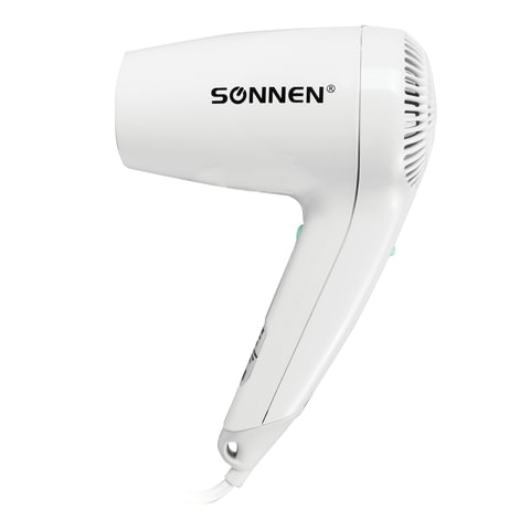 фен для волос настенный sonnen hd-1288d, 1200 вт, пластиковый корпус, 4 скорости, белый, 604197