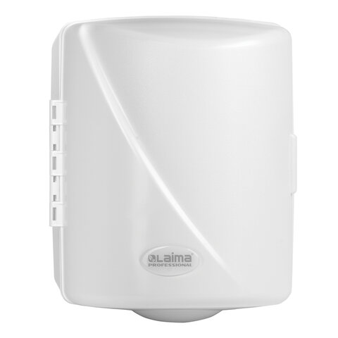 диспенсер для полотенец с центральной вытяжкой laima professional original (система м1/m2), белый, a