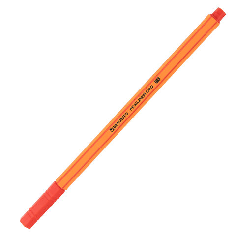 ручки капиллярные (линеры) 25 цветов, brauberg "fine 040", шестигранные, линия 0,4 мм, 144145