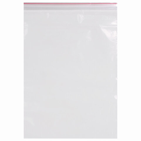 пакеты с замком zip lock "зиплок", комплект 100 шт., 180х250 мм, пвд, толщина 40 микрон, brauberg, 6