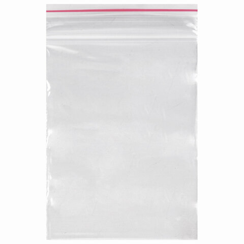 пакеты с замком zip lock "зиплок", комплект 100 шт., 60х80 мм, пвд, толщина 35 микрон, brauberg, 606