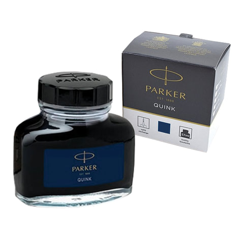 чернила parker "bottle quink", объем 57 мл, синие, 1950376