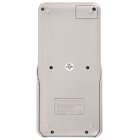 калькулятор инженерный brauberg sc-991es-plus-gy (164х80 мм), 552 функции, 10+2 разряда, серый, 2726