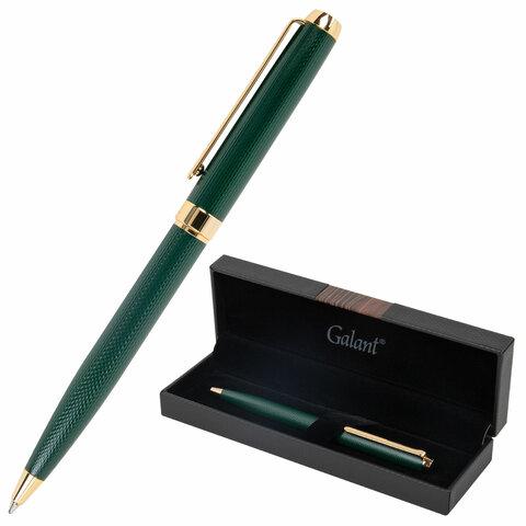 ручка подарочная шариковая galant "ando emerald", корпус изумруд, детали золото, узел 0,7 мм, линия 