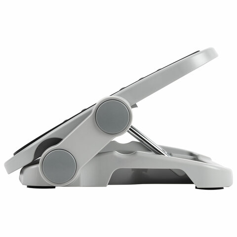 подставка для ног brauberg, офисная, 45х35 см, 2 положения, серая, 530363