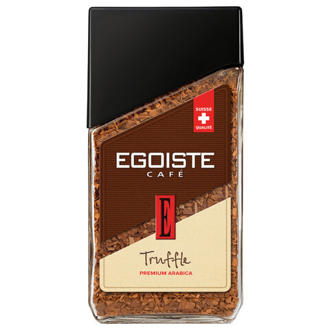 кофе растворимый egoiste "truffle", швейцария, 95 г, стеклянная банка, eg10006005
