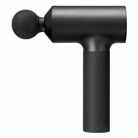 массажный пистолет xiaomi massage gun, перкуссионный, 3 режима, 3 насадки, до 3200 об/мин, черный, b