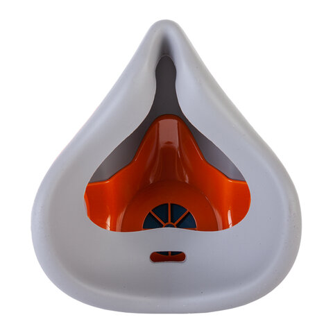 полумаска фильтрующая jeta safety 6500, мягкий силиконовый материал, без фильтров, размер м, 6500-m