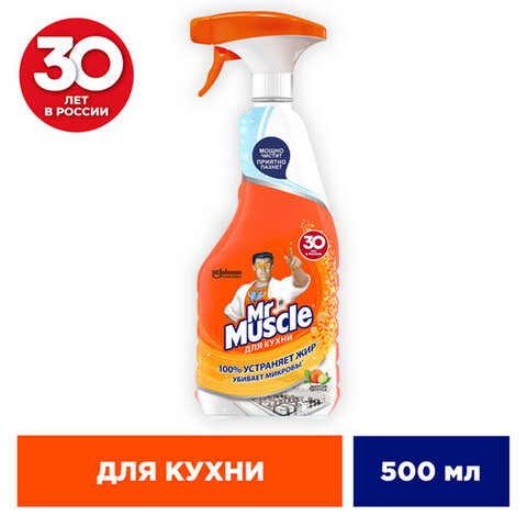 средство для кухни 500 мл, мистер мускул "энергия цитруса", распылитель, 317159