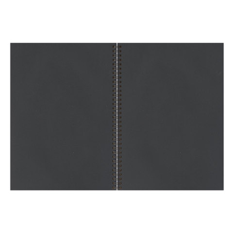 скетчбук, черная бумага 120 г/м2, 210х297 мм, 32 л., гребень, brauberg art classic, 128951