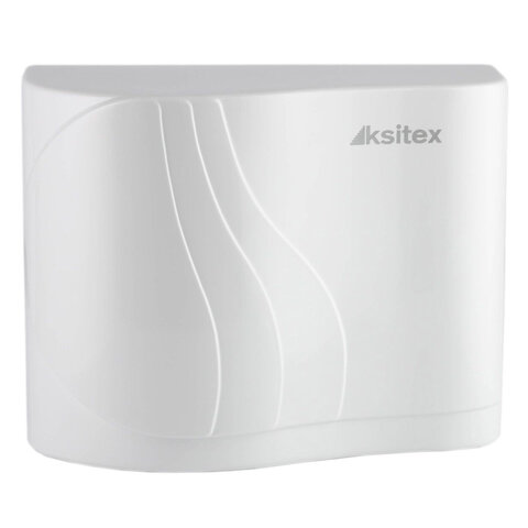 сушилка для рук ksitex m-1500, 1500 вт, пластик, белая