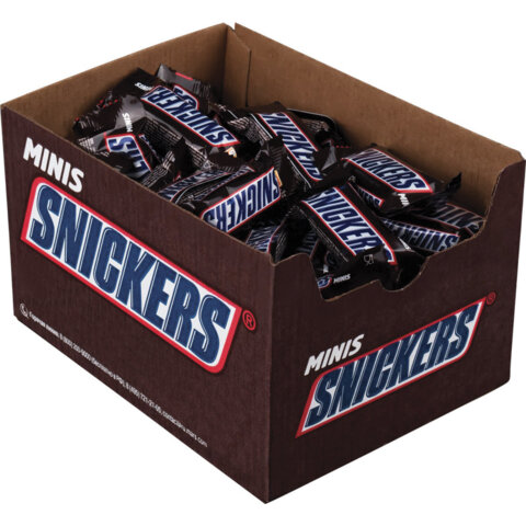 батончики мини snickers "minis" шоколадные, 1 кг, 57236