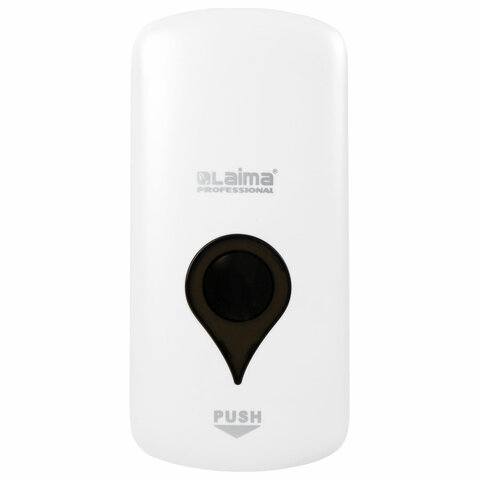 дозатор для мыла-пены ultra laima professional, наливной, 1 л, белый, abs-пластик, 606832