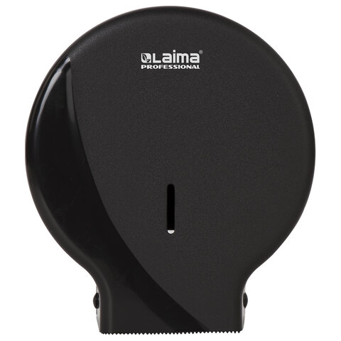 диспенсер для туалетной бумаги laima professional original (система t2), малый, черный, abs-пластик,