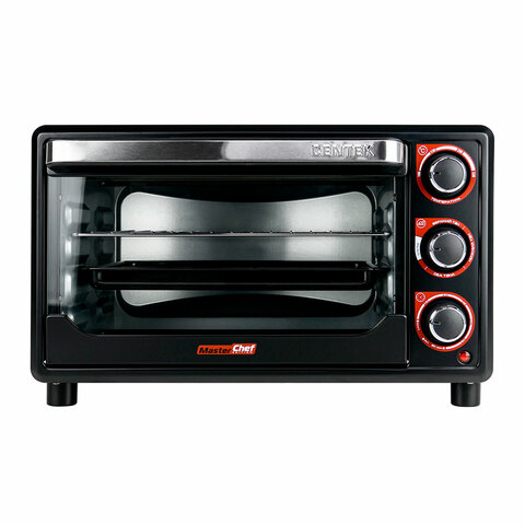 мини-печь centek ct-1537-30, 1600 вт, 30 л, таймер 90 мин., черная