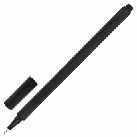 ручки капиллярные (линеры), 24 цвета, brauberg art "classic", трехгранные, металлический наконечник,
