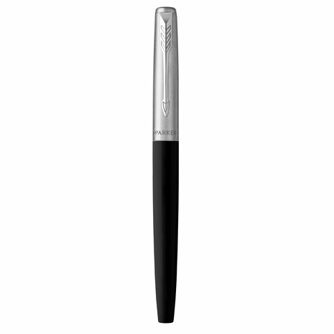 ручка перьевая parker "jotter originals black chrome ct", корпус черный, детали из нержавеющей стали