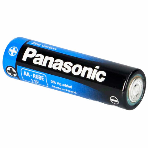 батарейки комплект 4 шт., panasonic aa r6 (316), солевые, пальчиковые, в пленке, 1,5 в