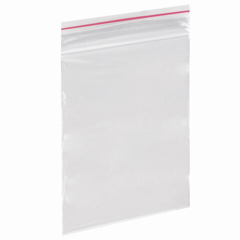 пакеты с замком zip lock "зиплок", комплект 100 шт., 60х80 мм, пвд, толщина 35 микрон, brauberg, 606