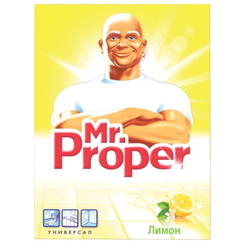 чистящее средство 400 г, mr.proper (мистер пропер) "лимон", универсал, порошок