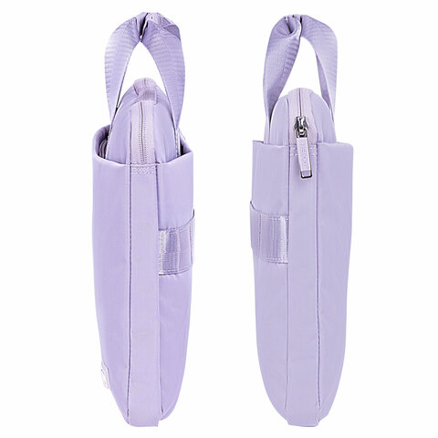 сумка портфель heikki ultra (хейки) с отделением для ноутбука 15,6", lavender, лавандовая, 28х39х3 с