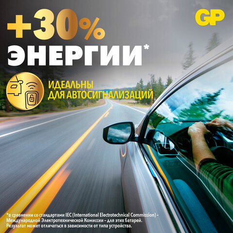 батарейки литиевые gp lithium cr2032 "таблетки, дисковые, кнопочные" комплект 20 шт., блистер, cr203