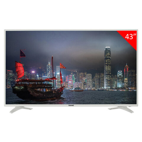 телевизор asano 43lf5011t, 43" (108 см), 1920x1080, fhd, 16:9, салют тв, wi-fi, белый