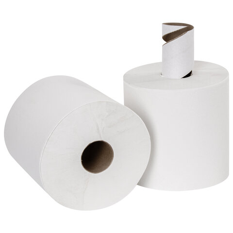 полотенца бумажные с центральной вытяжкой 300 м, laima (система m2) universal white, 1-слойные, белы