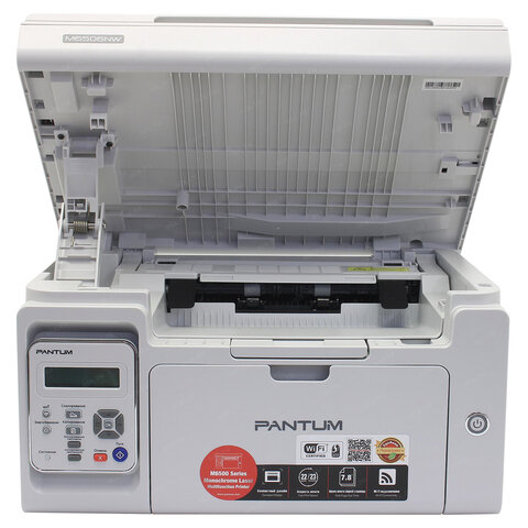 мфу лазерное pantum m6506nw "3 в 1", а4, 22 стр./мин., 20000 стр./мес., wi-fi, сетевая карта