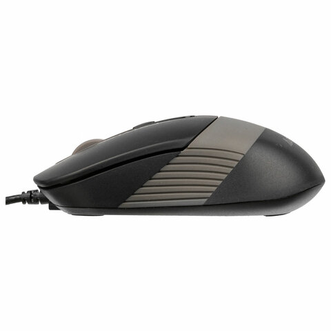 мышь проводная a4tech fstyler fm10, usb, 3 кнопки + 1 колесо-кнопка, оптическая, черная, 1147673