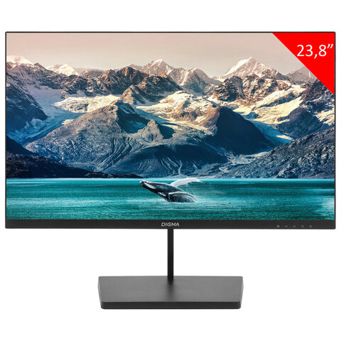 монитор digma progress-24p501f 23.8" (60 см)/1920x1080/16:9/ips/5ms/250cd/hdmi/vga/черный, 1895757