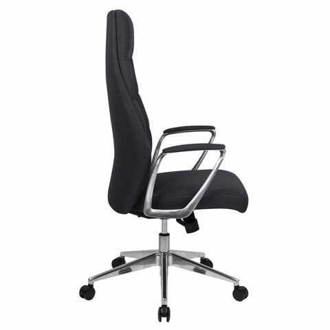 кресло brabix premium "adept ex-752", синхромеханизм, алюминий, ткань, серое, 532932