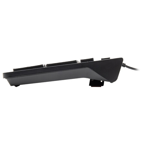 клавиатура проводная sonnen kb-8280, usb, 104 плоские клавиши, черная, 513510