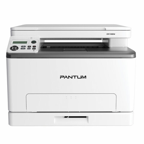 мфу лазерное цветное pantum cm1100dw "3 в 1" а4, 18 стр./мин., 30000 стр./мес., дуплекс, wi-fi, сете