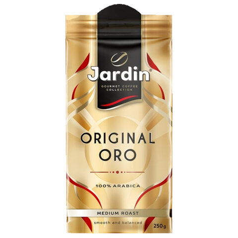 кофе молотый jardin "original oro" 250 г, арабика 100%, 1747-12