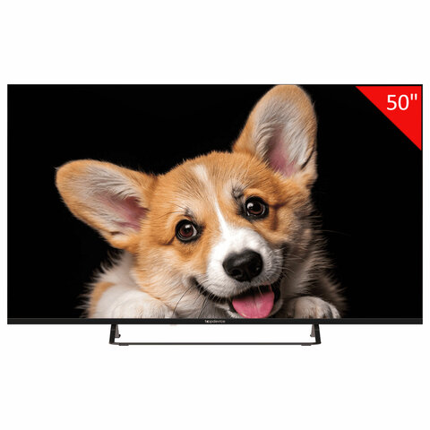 телевизор topdevice tdtv50cs03u_bk, 50'' (126 см), 3840x2160, 4k, 16:9, yaos, wi-fi, bluetooth, черн